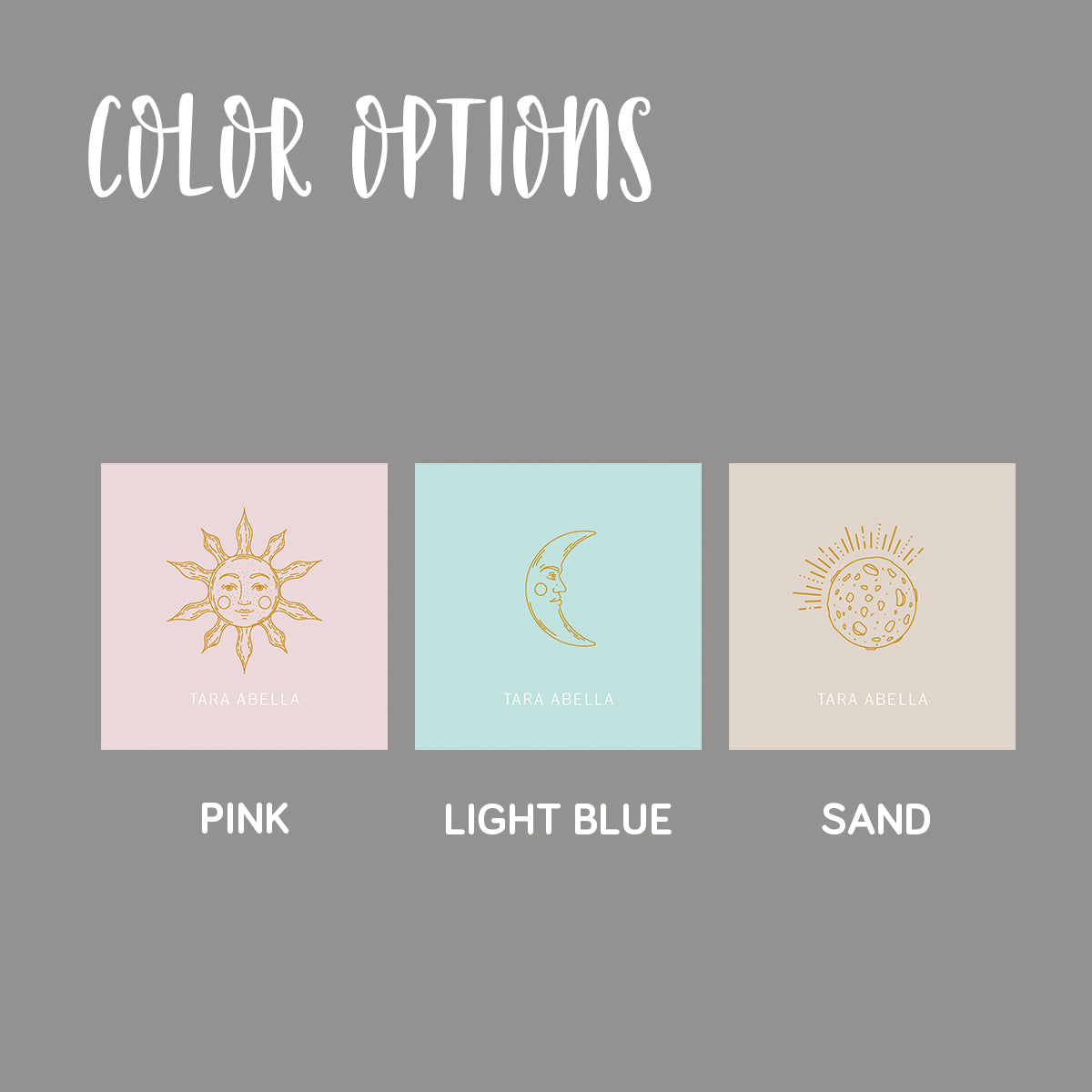 Celestial Folded Notecard