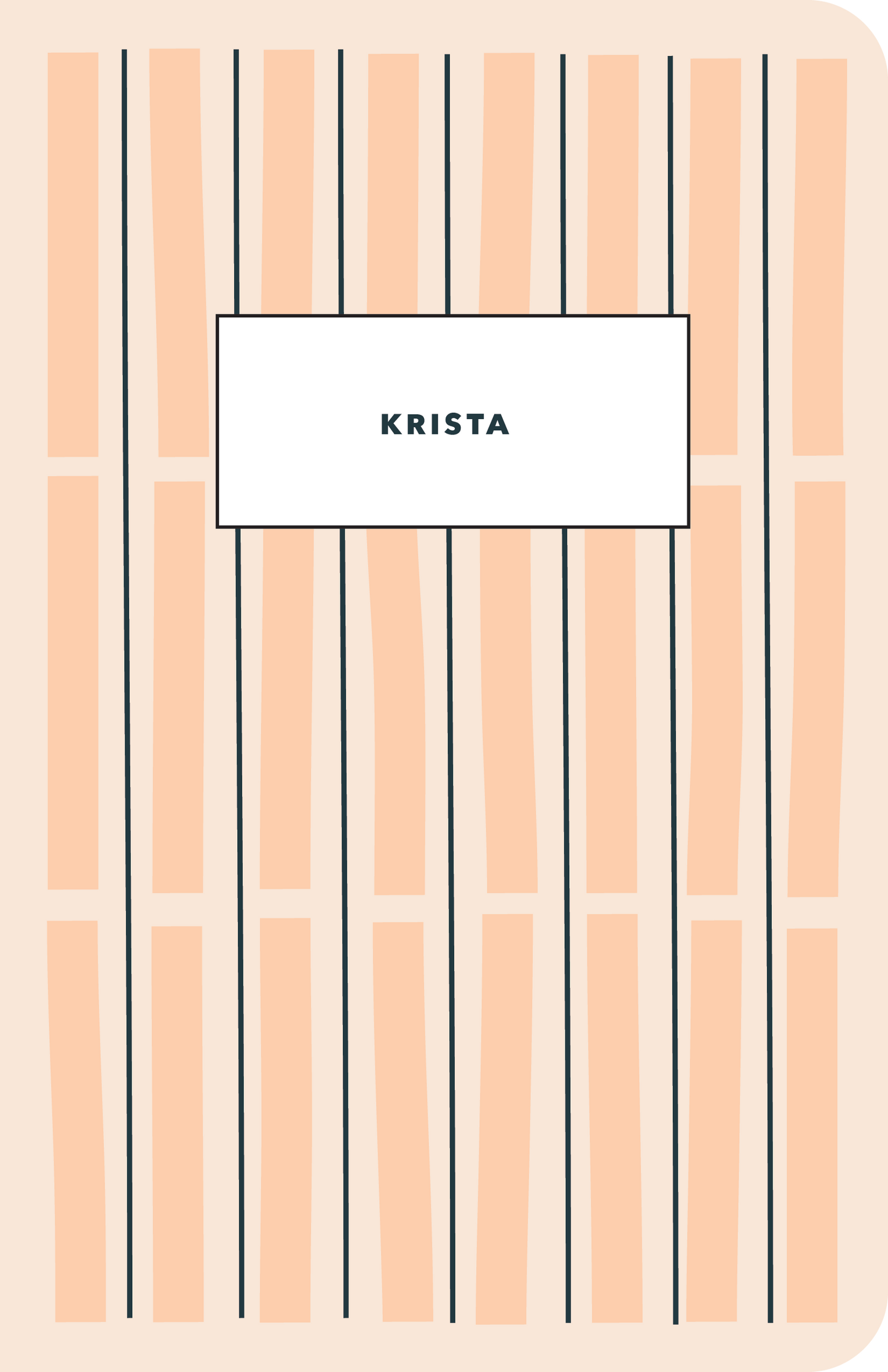 Stripes Notebook
