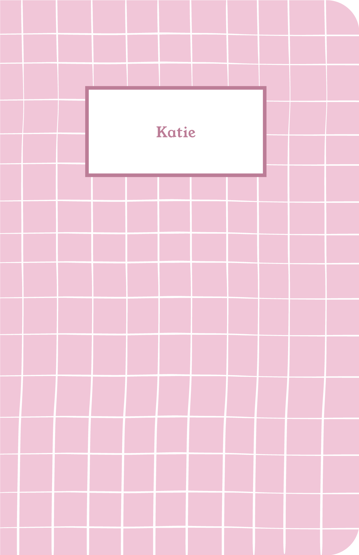 Checkered Notebook