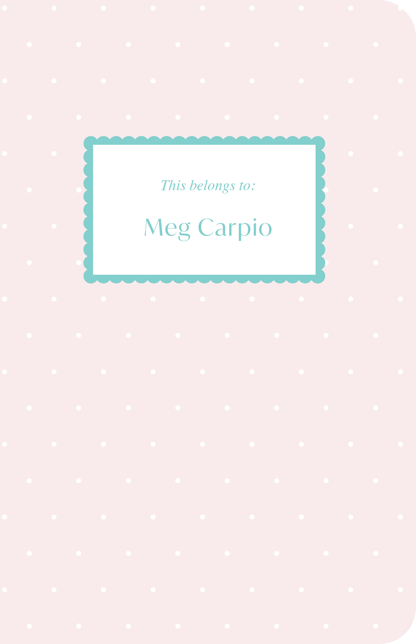 Dainty Notebook