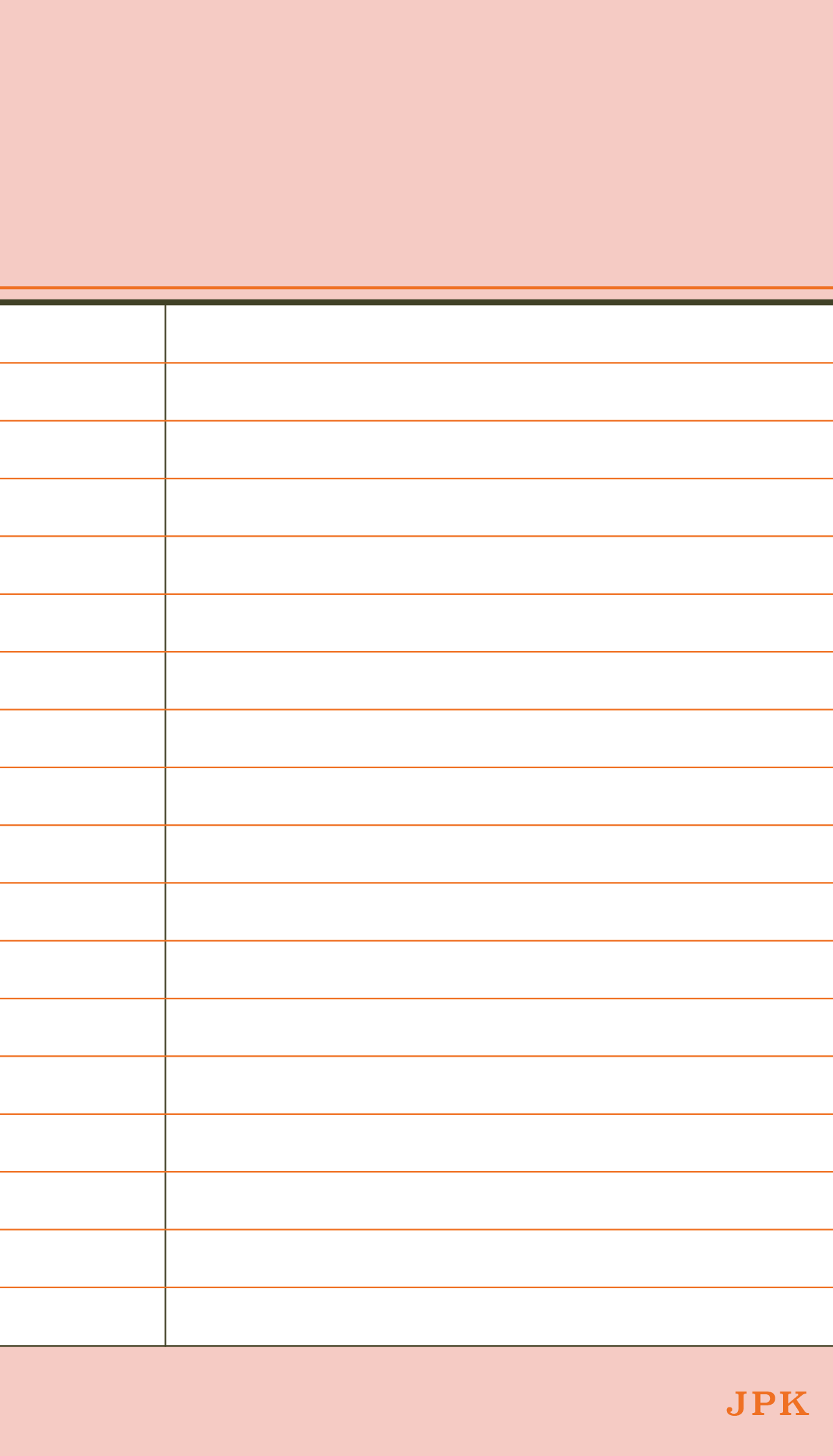 Listed Notepad
