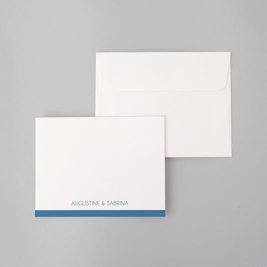 Line Flat Notecard