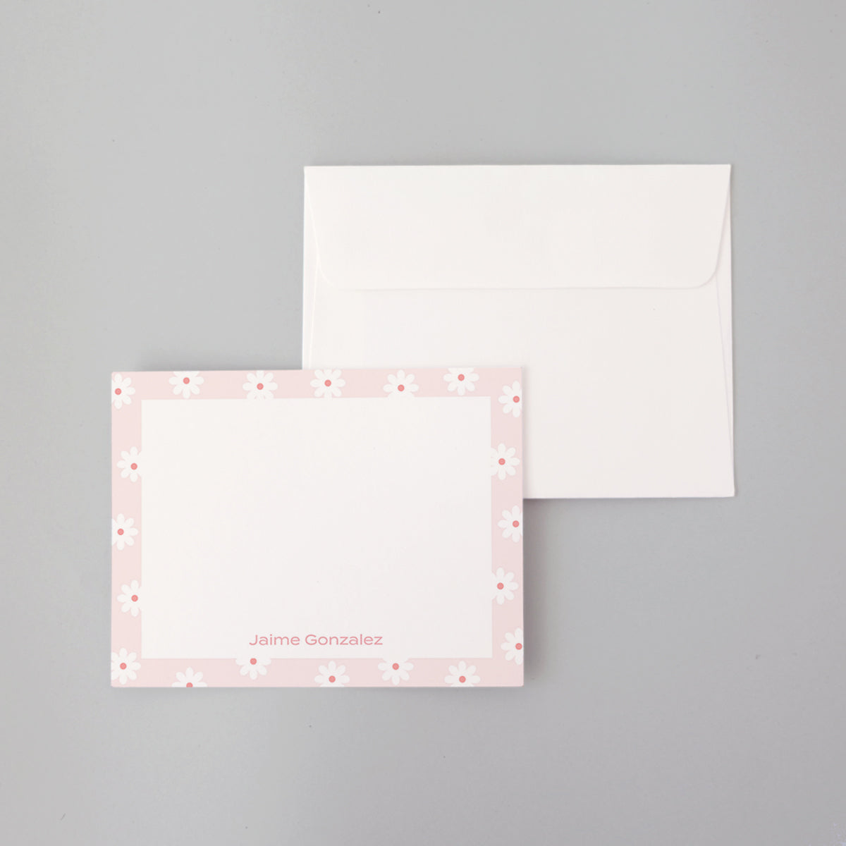 Flower Power Flat Notecard