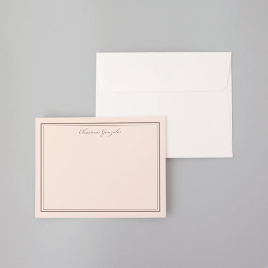 Old Style Script Flat Notecard