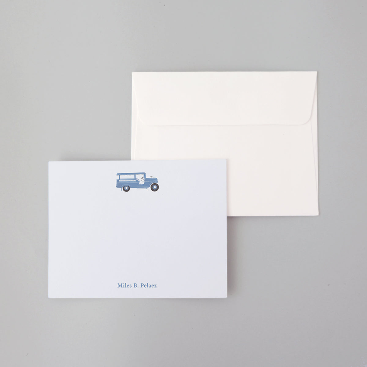 Jeepney Flat Notecard