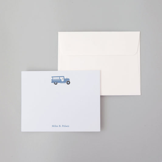 Jeepney Flat Notecard