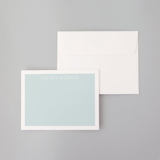 Reverse Flat Notecard