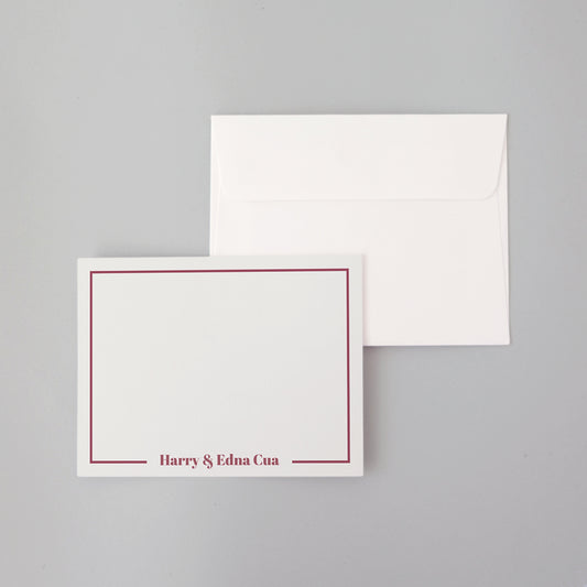 Statement Flat Notecard