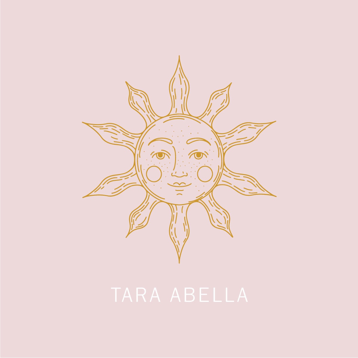 Celestial Folded Notecard