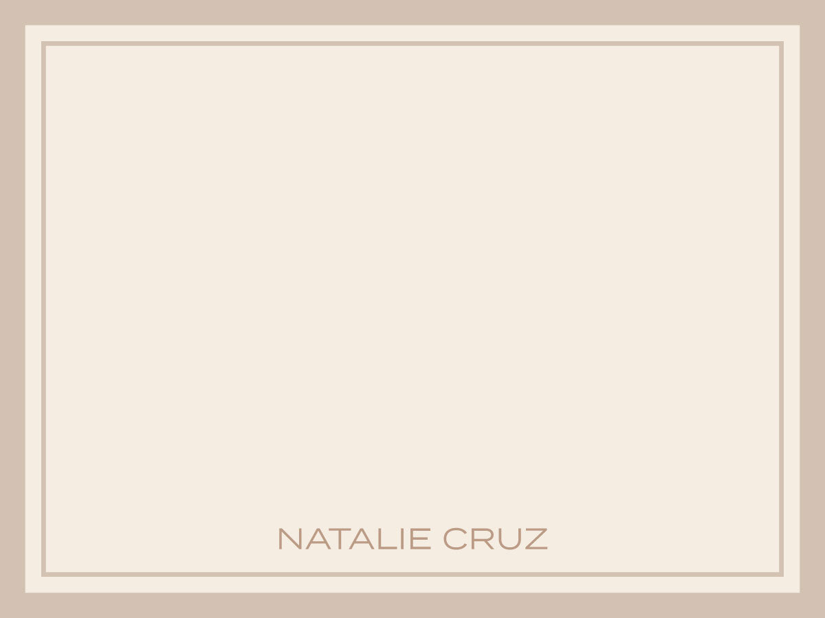 The Standard Flat Notecard