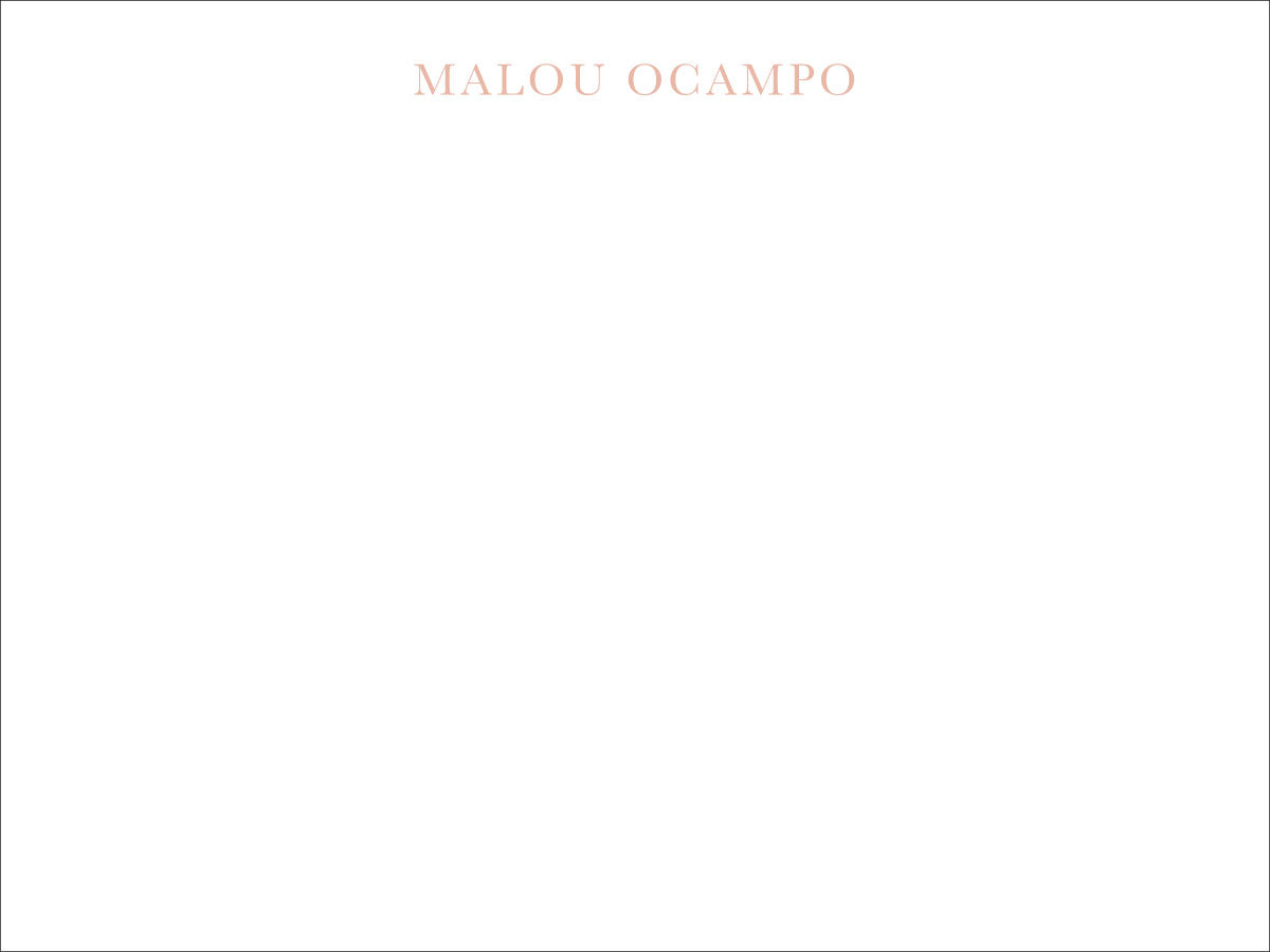 Light Flat Notecard