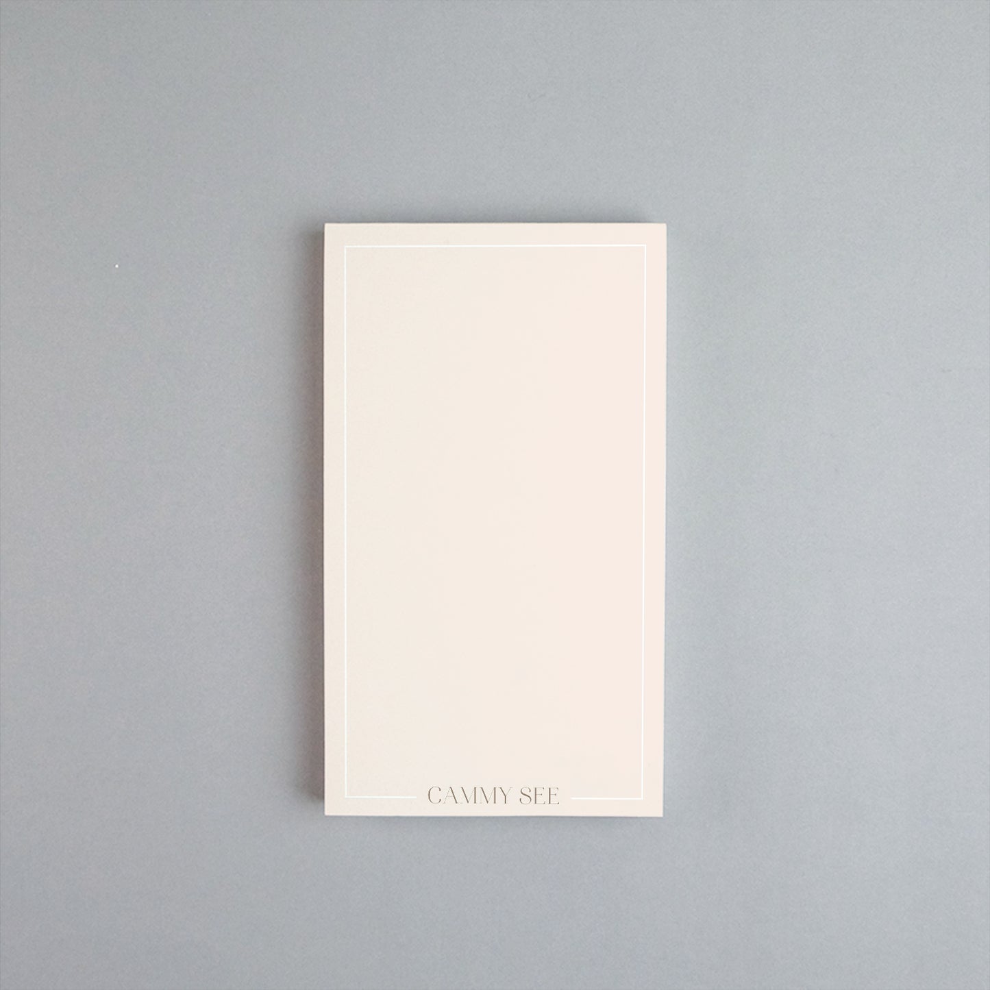 Light Border Notepad