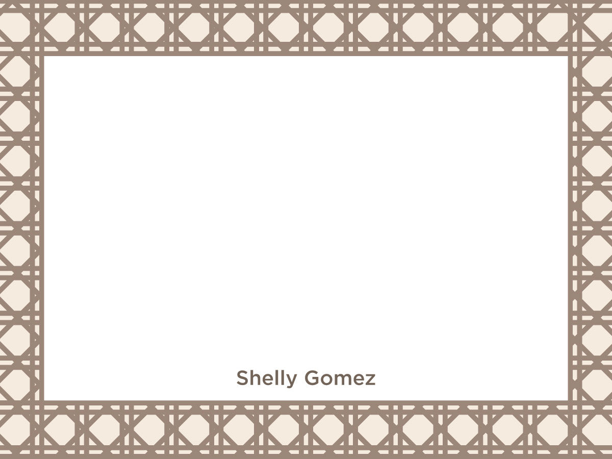 Woven Flat Notecard