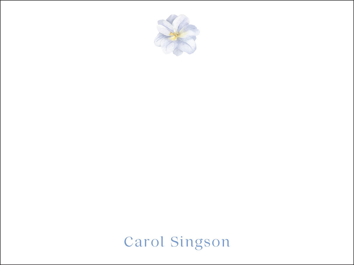 Flower Bud Flat Notecard