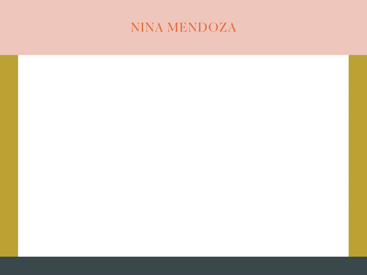 Stacked Flat Notecard