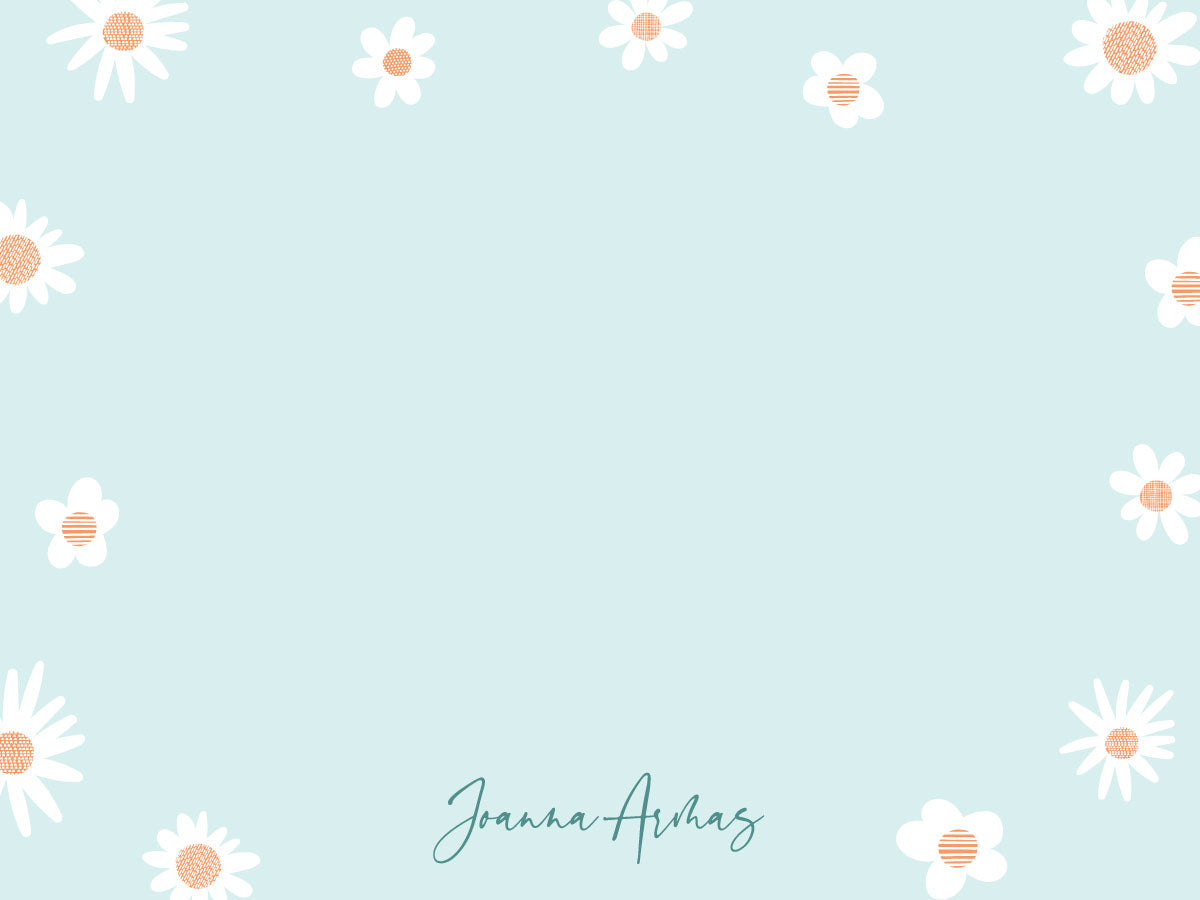 Spring Flat Notecard