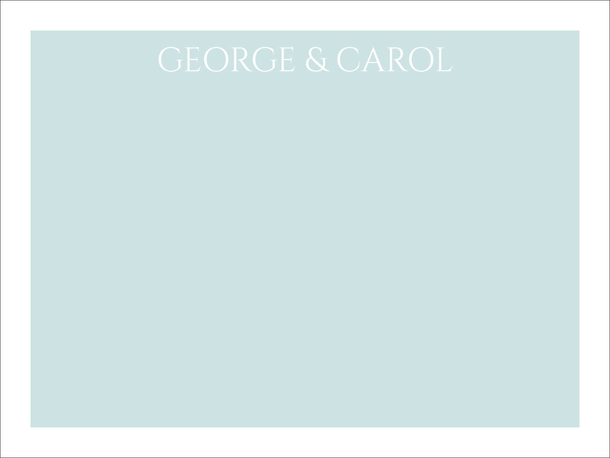 Reverse Flat Notecard