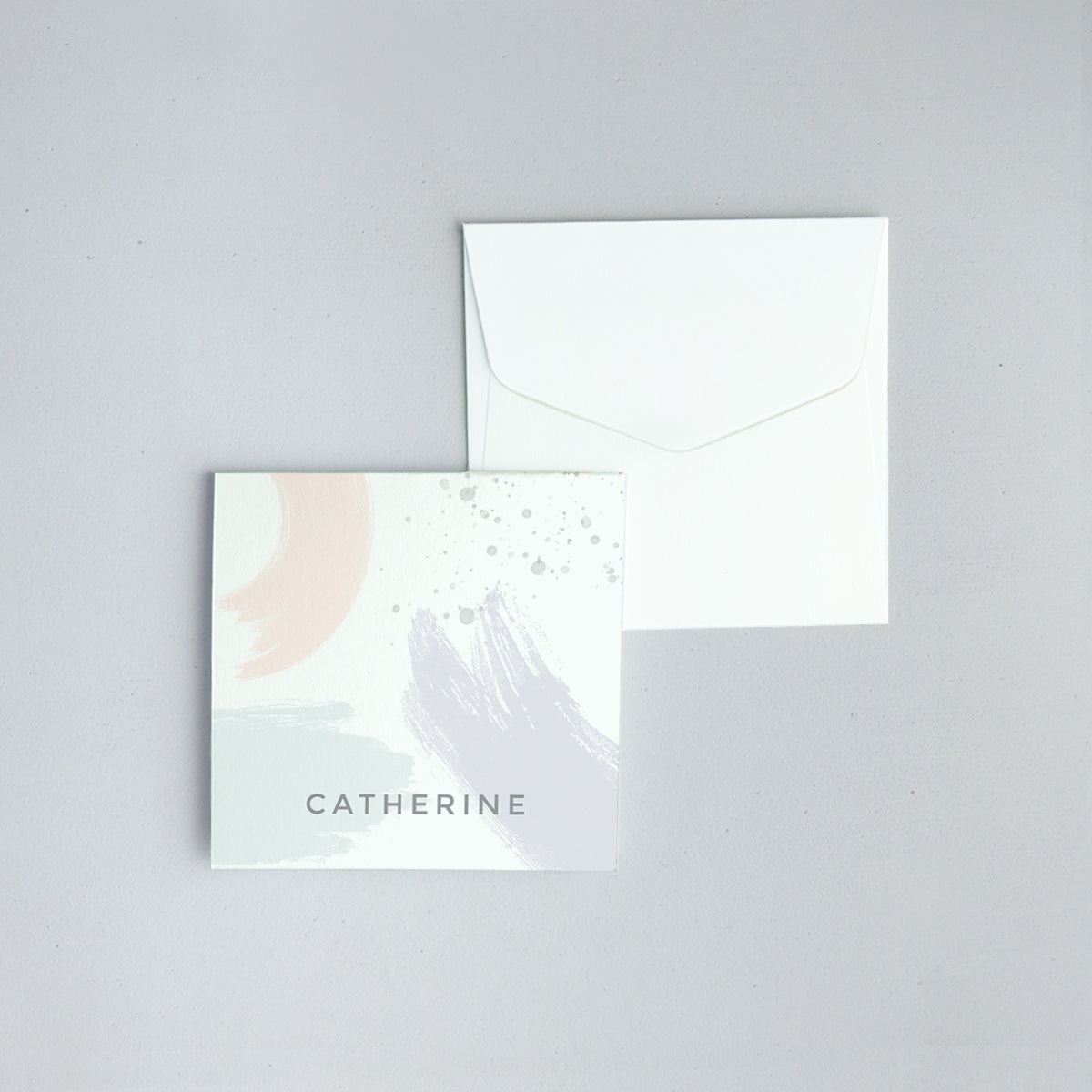 Artsy Folded Notecard