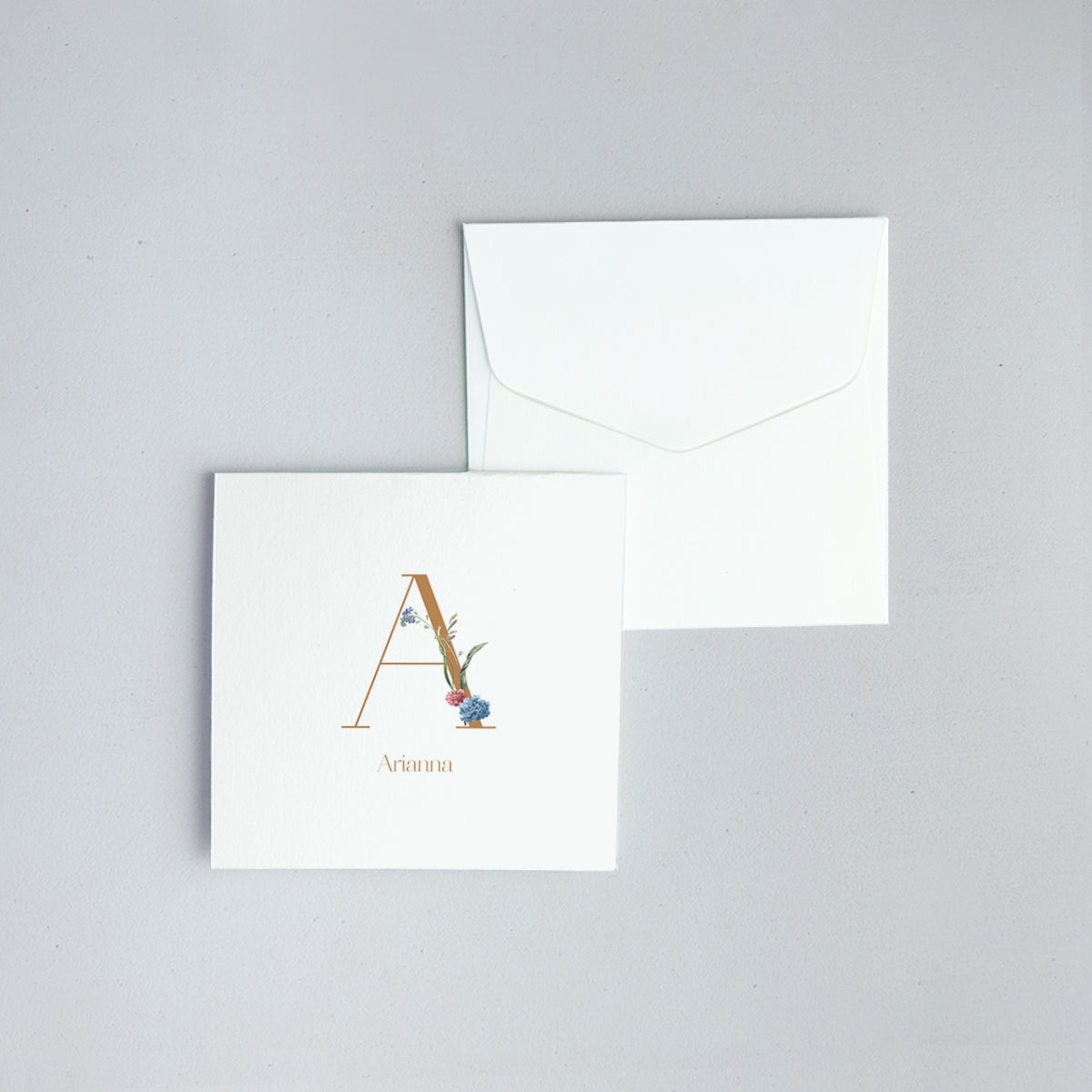 Romantic Folded Notecard