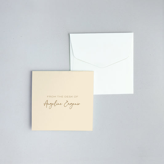 Chic Folded Notecard