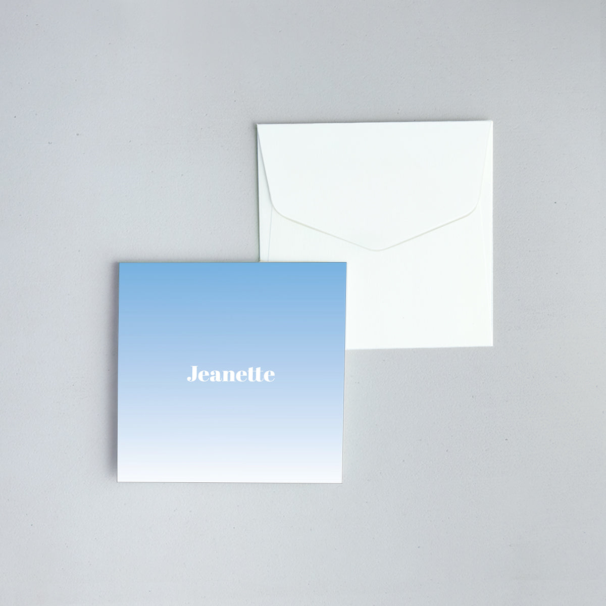 Fade Folded Notecard