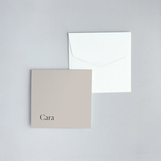 Neutral Shades Folded Notecard
