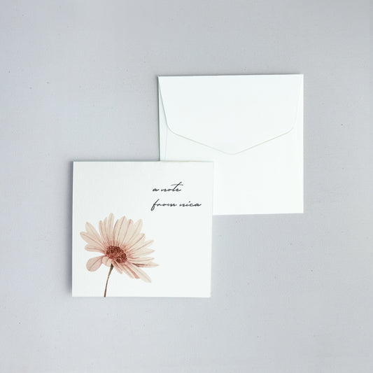 Garden Folded Notecard