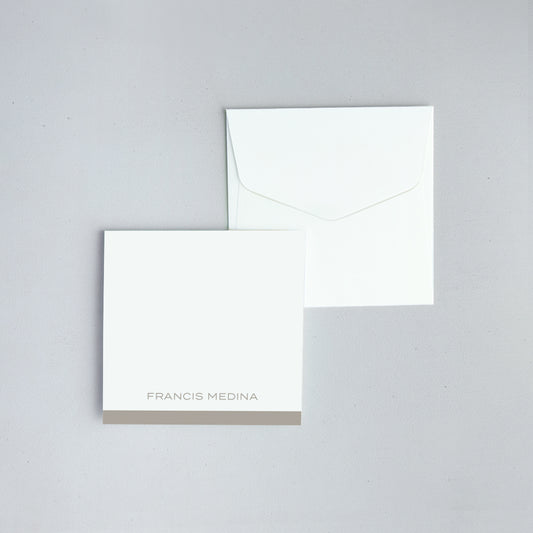 Level Folded Notecard