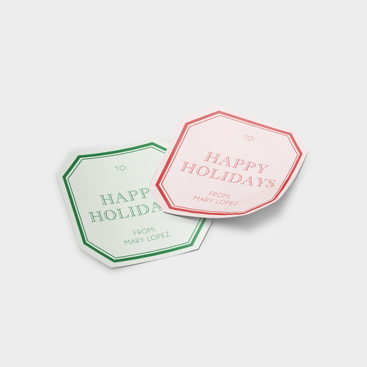 Happy Holiday Stickers