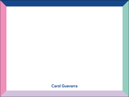 Frame Border Flat Notecard