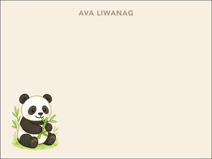 Forest Animals Flat Notecard