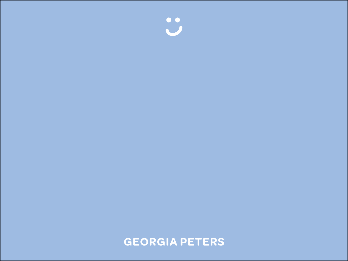 Happy Flat Notecard