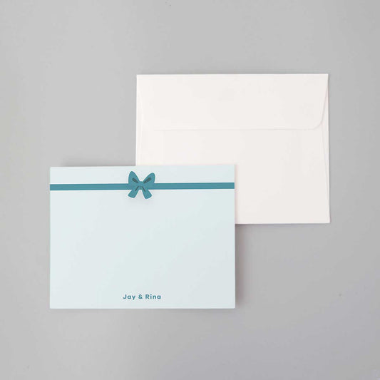 Ribbon Flat Notecard