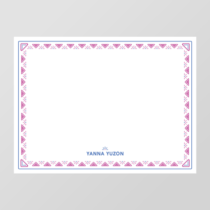 Adobe Border Flat Notecard