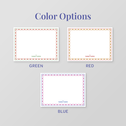 Adobe Border Flat Notecard