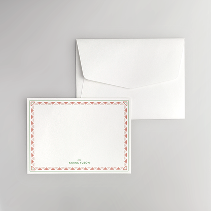 Adobe Border Flat Notecard
