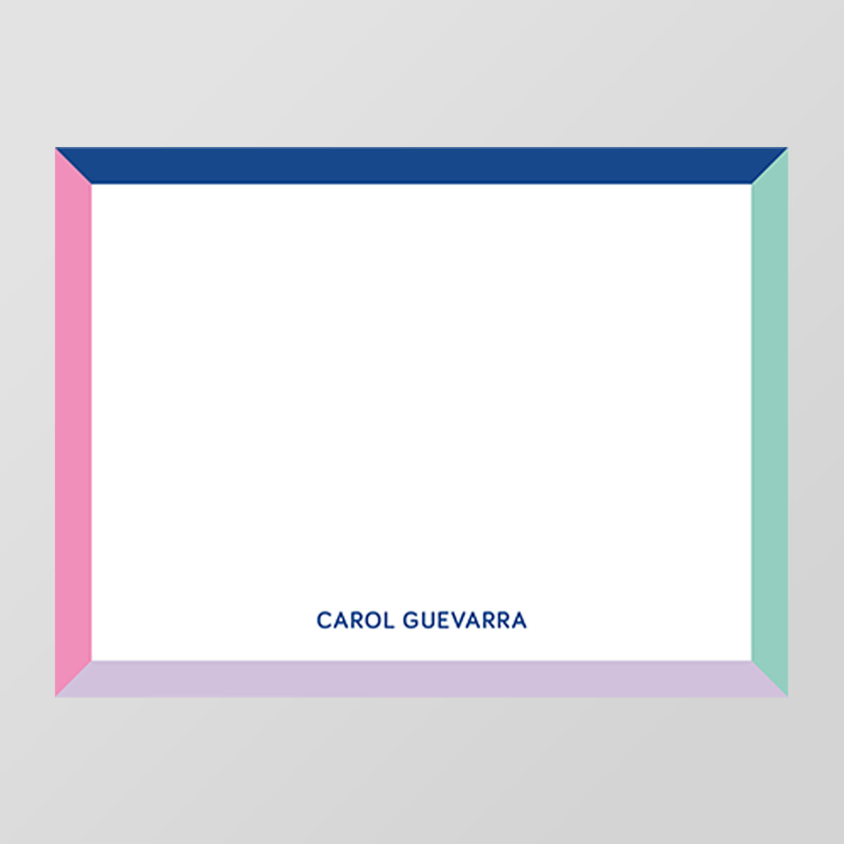 Frame Border Flat Notecard