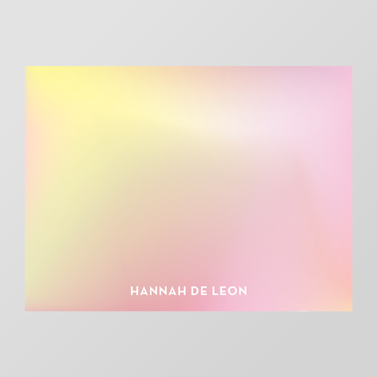 Summer Gradient Flat Notecard