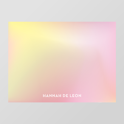 Summer Gradient Flat Notecard