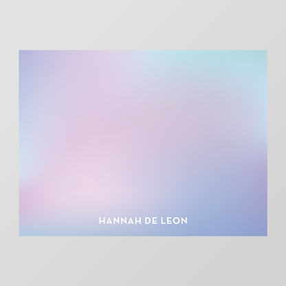 Summer Gradient Flat Notecard