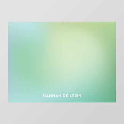 Summer Gradient Flat Notecard