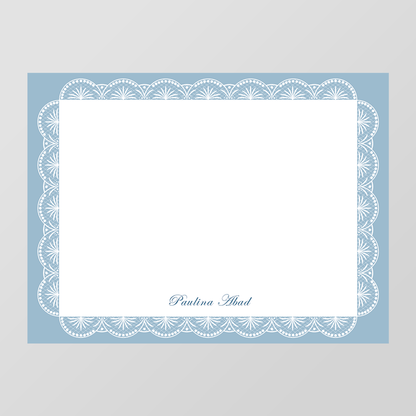 Victorian Lace Flat Notecard