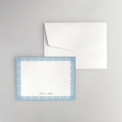 Victorian Lace Flat Notecard
