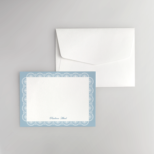 Victorian Lace Flat Notecard