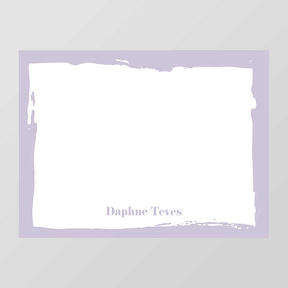 Messy Border Flat Notecard