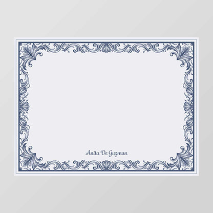 Victorian Border Flat Notecard