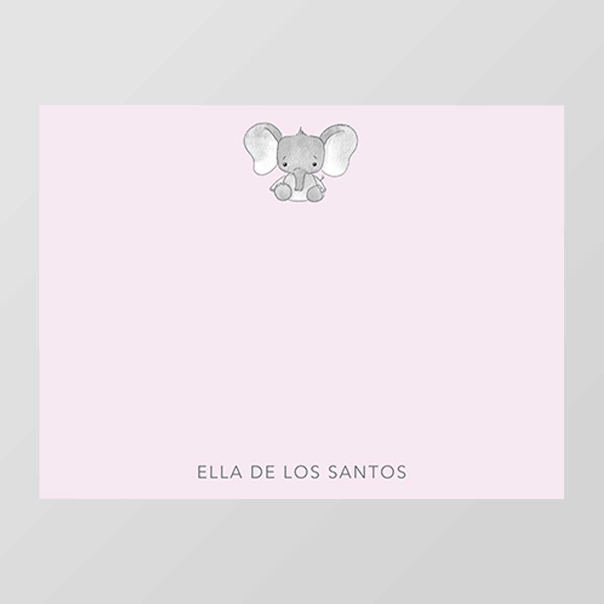 Baby Animals Flat Notecard