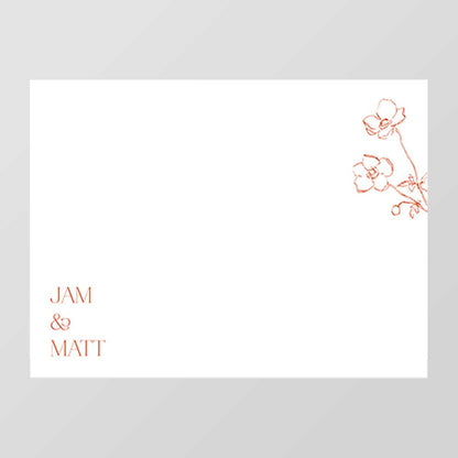 Bloom Flat Notecard