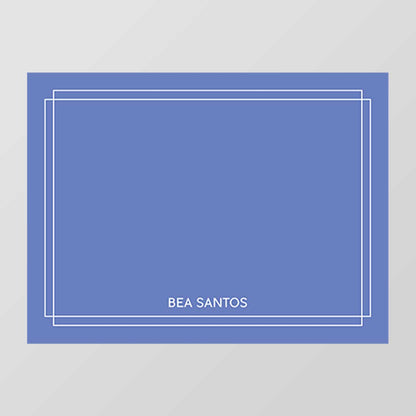 Double Border Flat Notecard