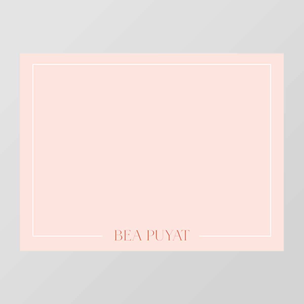Classic Border Flat Notecard